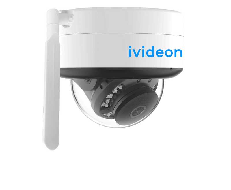 Ivideon-2230F-MSD4G Full HD IP Dome Camera with microphone, microSD card and 4G LTE support