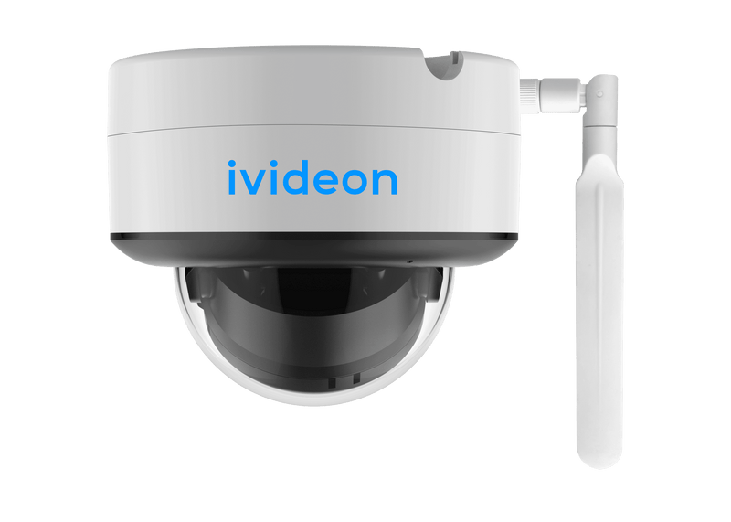 Ivideon-2230F-MSD4G Full HD IP Dome Camera with microphone, microSD card and 4G LTE support